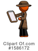 Orange Design Mascot Clipart #1586172 by Leo Blanchette