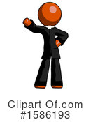 Orange Design Mascot Clipart #1586193 by Leo Blanchette