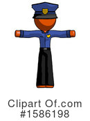 Orange Design Mascot Clipart #1586198 by Leo Blanchette