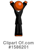 Orange Design Mascot Clipart #1586201 by Leo Blanchette