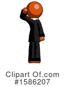 Orange Design Mascot Clipart #1586207 by Leo Blanchette