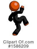 Orange Design Mascot Clipart #1586209 by Leo Blanchette