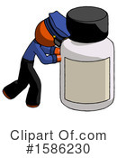 Orange Design Mascot Clipart #1586230 by Leo Blanchette