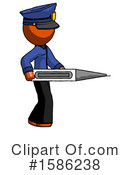 Orange Design Mascot Clipart #1586238 by Leo Blanchette
