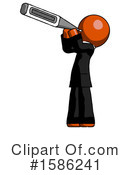 Orange Design Mascot Clipart #1586241 by Leo Blanchette