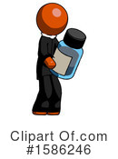 Orange Design Mascot Clipart #1586246 by Leo Blanchette