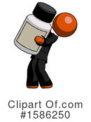 Orange Design Mascot Clipart #1586250 by Leo Blanchette