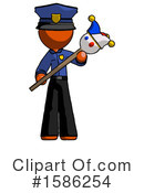 Orange Design Mascot Clipart #1586254 by Leo Blanchette