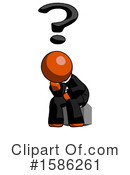 Orange Design Mascot Clipart #1586261 by Leo Blanchette