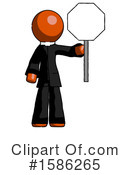 Orange Design Mascot Clipart #1586265 by Leo Blanchette