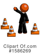 Orange Design Mascot Clipart #1586269 by Leo Blanchette