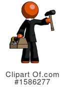 Orange Design Mascot Clipart #1586277 by Leo Blanchette