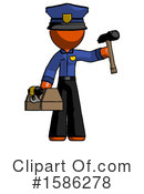 Orange Design Mascot Clipart #1586278 by Leo Blanchette