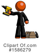 Orange Design Mascot Clipart #1586279 by Leo Blanchette
