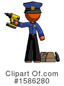 Orange Design Mascot Clipart #1586280 by Leo Blanchette