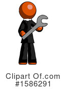 Orange Design Mascot Clipart #1586291 by Leo Blanchette
