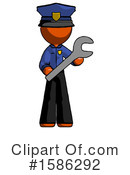 Orange Design Mascot Clipart #1586292 by Leo Blanchette