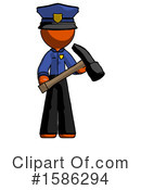 Orange Design Mascot Clipart #1586294 by Leo Blanchette