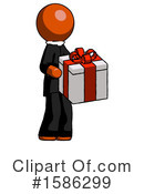 Orange Design Mascot Clipart #1586299 by Leo Blanchette