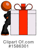 Orange Design Mascot Clipart #1586301 by Leo Blanchette