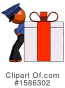 Orange Design Mascot Clipart #1586302 by Leo Blanchette
