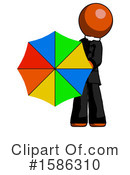 Orange Design Mascot Clipart #1586310 by Leo Blanchette