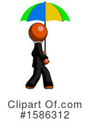 Orange Design Mascot Clipart #1586312 by Leo Blanchette