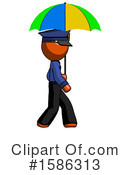Orange Design Mascot Clipart #1586313 by Leo Blanchette