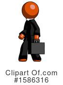 Orange Design Mascot Clipart #1586316 by Leo Blanchette