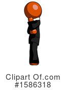 Orange Design Mascot Clipart #1586318 by Leo Blanchette