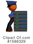 Orange Design Mascot Clipart #1586329 by Leo Blanchette