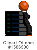 Orange Design Mascot Clipart #1586330 by Leo Blanchette