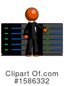 Orange Design Mascot Clipart #1586332 by Leo Blanchette