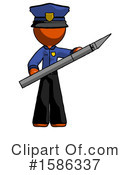 Orange Design Mascot Clipart #1586337 by Leo Blanchette