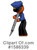 Orange Design Mascot Clipart #1586339 by Leo Blanchette