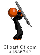 Orange Design Mascot Clipart #1586342 by Leo Blanchette