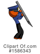 Orange Design Mascot Clipart #1586343 by Leo Blanchette