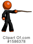 Orange Design Mascot Clipart #1586378 by Leo Blanchette
