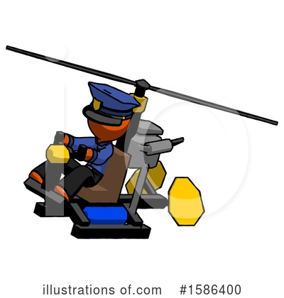 Royalty-Free (RF) Orange Design Mascot Clipart Illustration by Leo Blanchette - Stock Sample #1586400
