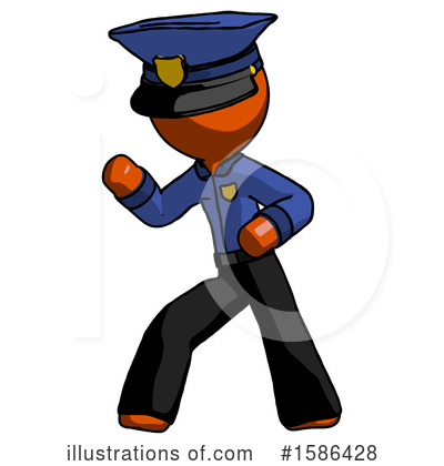 Royalty-Free (RF) Orange Design Mascot Clipart Illustration by Leo Blanchette - Stock Sample #1586428