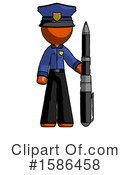 Orange Design Mascot Clipart #1586458 by Leo Blanchette