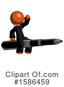 Orange Design Mascot Clipart #1586459 by Leo Blanchette