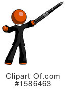 Orange Design Mascot Clipart #1586463 by Leo Blanchette