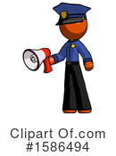 Orange Design Mascot Clipart #1586494 by Leo Blanchette