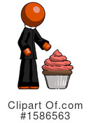 Orange Design Mascot Clipart #1586563 by Leo Blanchette