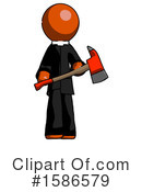 Orange Design Mascot Clipart #1586579 by Leo Blanchette