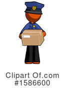 Orange Design Mascot Clipart #1586600 by Leo Blanchette