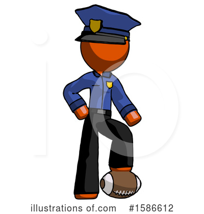 Royalty-Free (RF) Orange Design Mascot Clipart Illustration by Leo Blanchette - Stock Sample #1586612