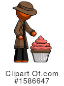 Orange Design Mascot Clipart #1586647 by Leo Blanchette
