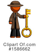 Orange Design Mascot Clipart #1586662 by Leo Blanchette